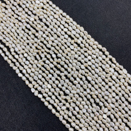 Polished Freshwater Pearl Beads With Smooth Surface And Irregular Craft, Hole Size 6~9.9mm For Jewelry Making