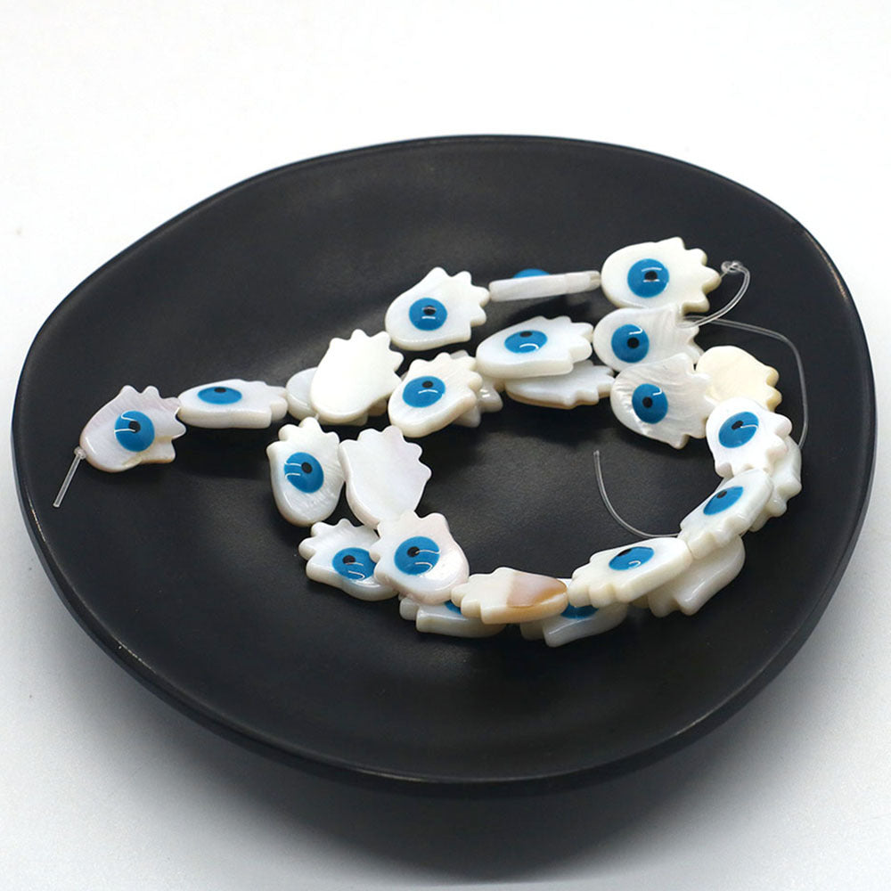 Palm Shell Beads For Jewelry Making Featuring Enamel Craftsmanship, Ideal For Beadwork And Stringing