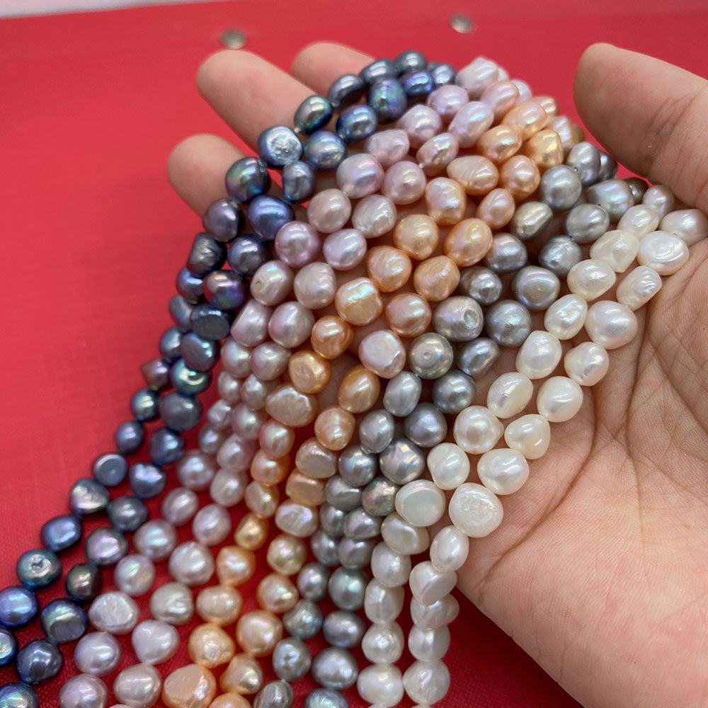 Smooth Polished Freshwater Pearl Beads For Jewelry Making, Diameter 4mm With Hole Size 4~4.9mm