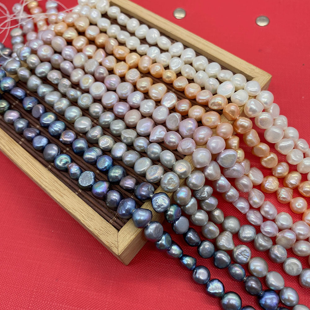 Smooth Polished Freshwater Pearl Beads For Jewelry Making, Diameter 4mm With Hole Size 4~4.9mm
