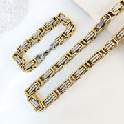 10mm Gold-tone Steel Set 55+21cm