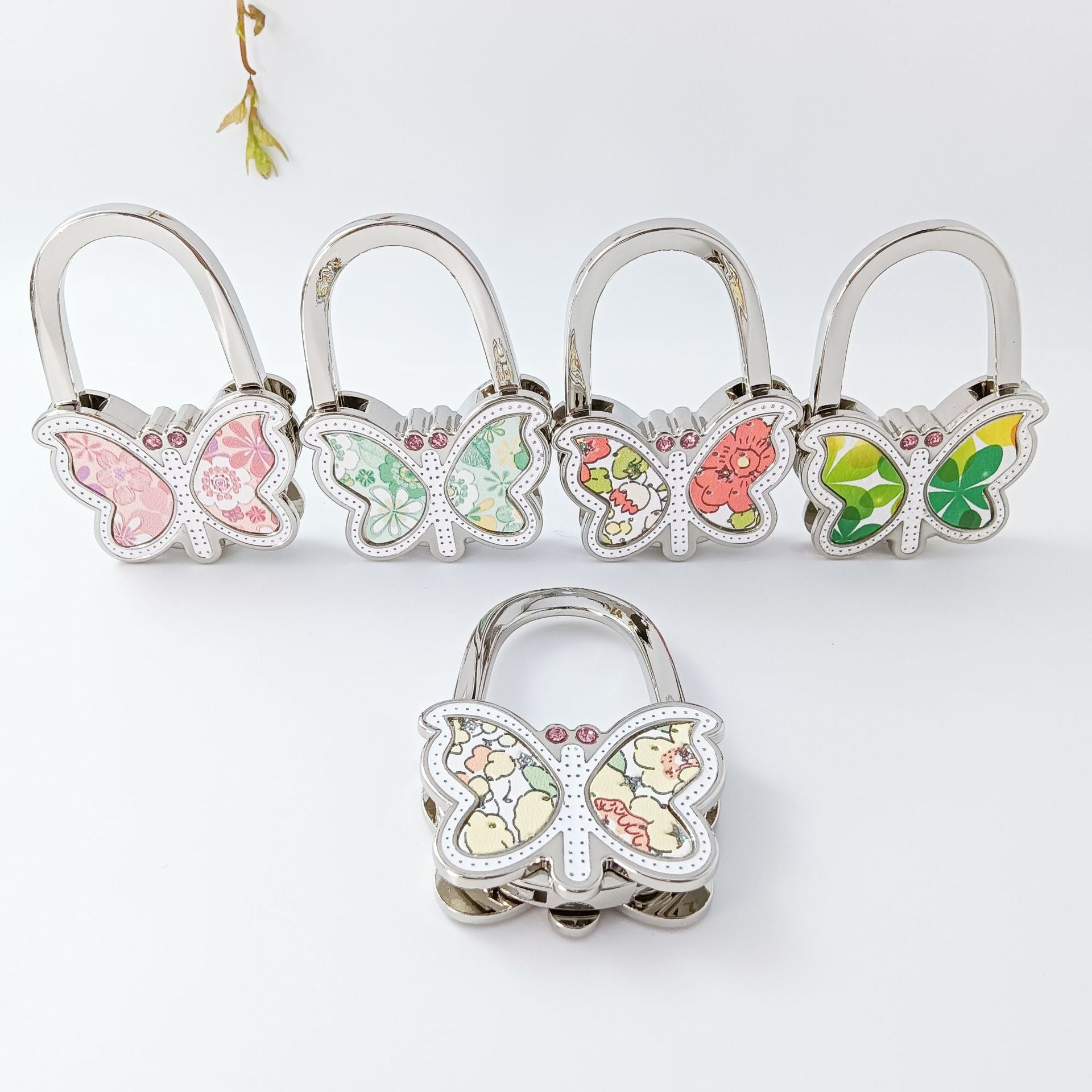 Polished Blue Butterfly Bag Pendant In Alloy, Featuring Commute Style For Christmas
