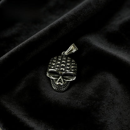 Men's Ethnic Style Quadrilateral Pendant Featuring PVD Coated Gold Plated Titanium Steel And Artificial Pearl Inlay