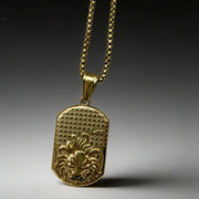 Gold Pendant+3mm*55cm Pearl