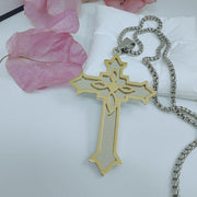Gold Pendants 3styles+3mm*55cm Pearl Chain