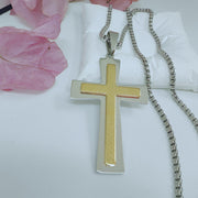 4 Types of Gold Pendants + 3mm*55cm Pearl Chain