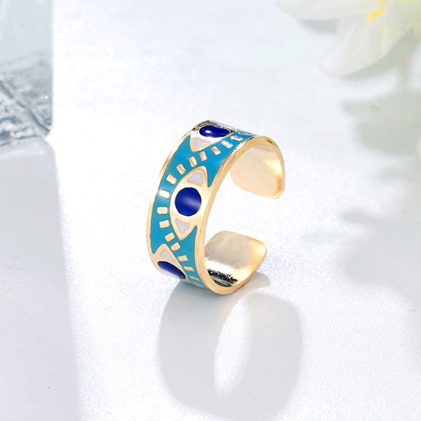 Eye Jewelry Accessory Made Of 304 Stainless Steel With Electroplated Gold Finish