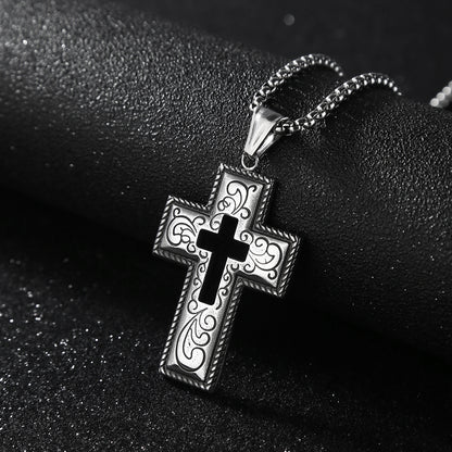 Retro Men's Pearl Pendant Made Of Durable 304 Stainless Steel Jewelry