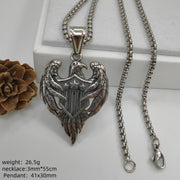 Steel Pendant 3mm * 55cm Pearl Chain