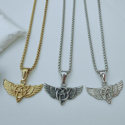 Polished Titanium Steel Animal Pendant For Men In Steel Color, Perfect For Summer Wear