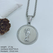 Steel Pendant 3mm * 55cm Pearl Chain