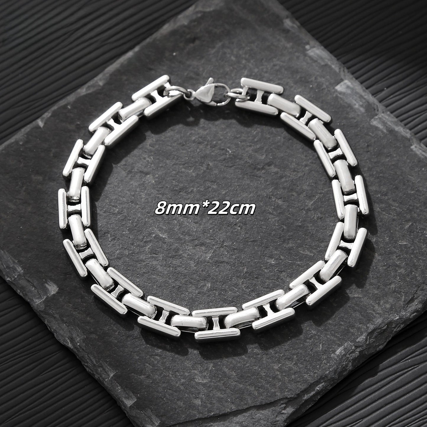 U Shape Necklace In Steel Color Featuring 304 Stainless Steel Pendant With Titanium Steel Chain And Electroplated Finish, Unisex