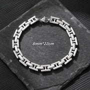Steel Color Bracelet 8mm*22cm