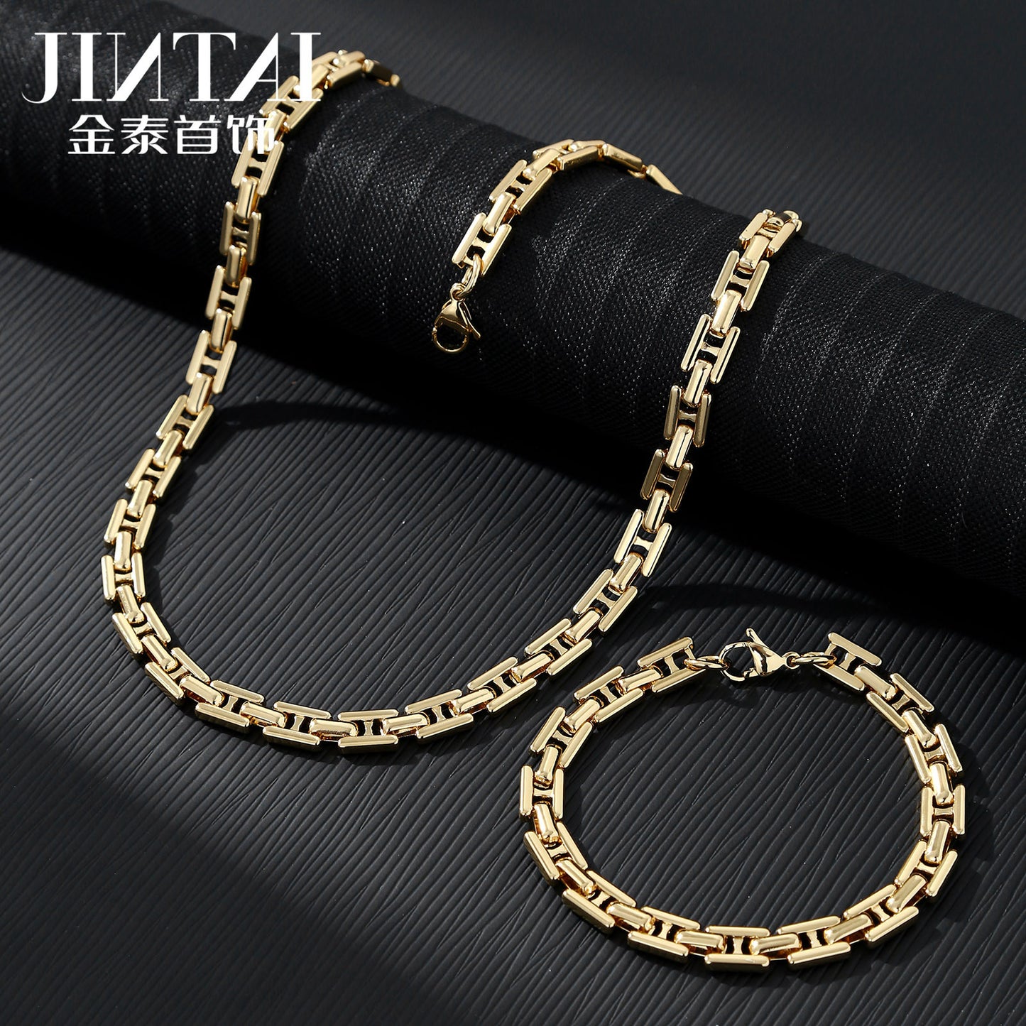 U Shape Necklace In Steel Color Featuring 304 Stainless Steel Pendant With Titanium Steel Chain And Electroplated Finish, Unisex