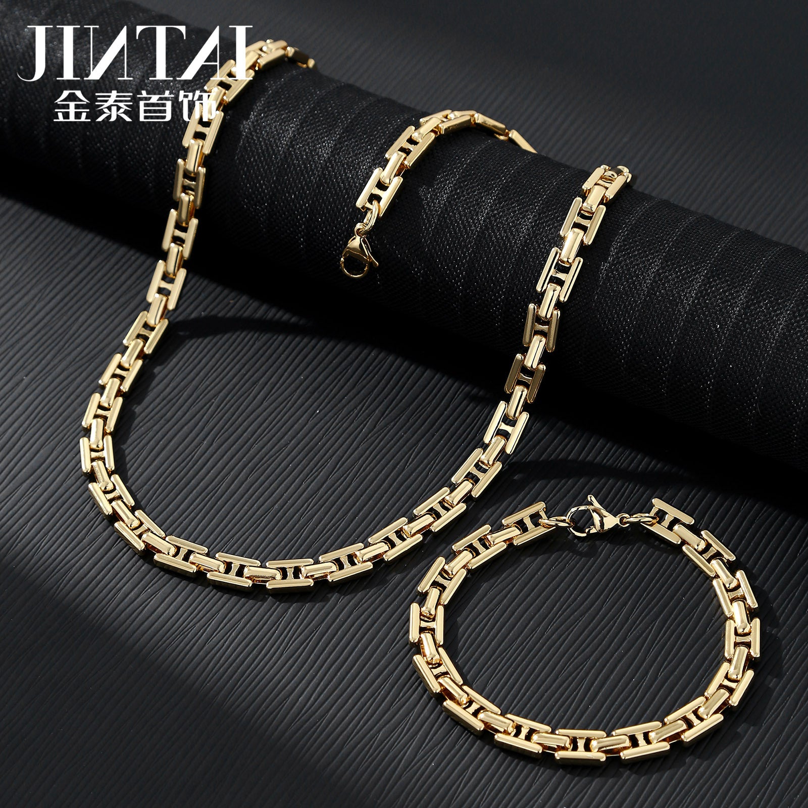 U Shape Necklace In Steel Color Featuring 304 Stainless Steel Pendant With Titanium Steel Chain And Electroplated Finish, Unisex