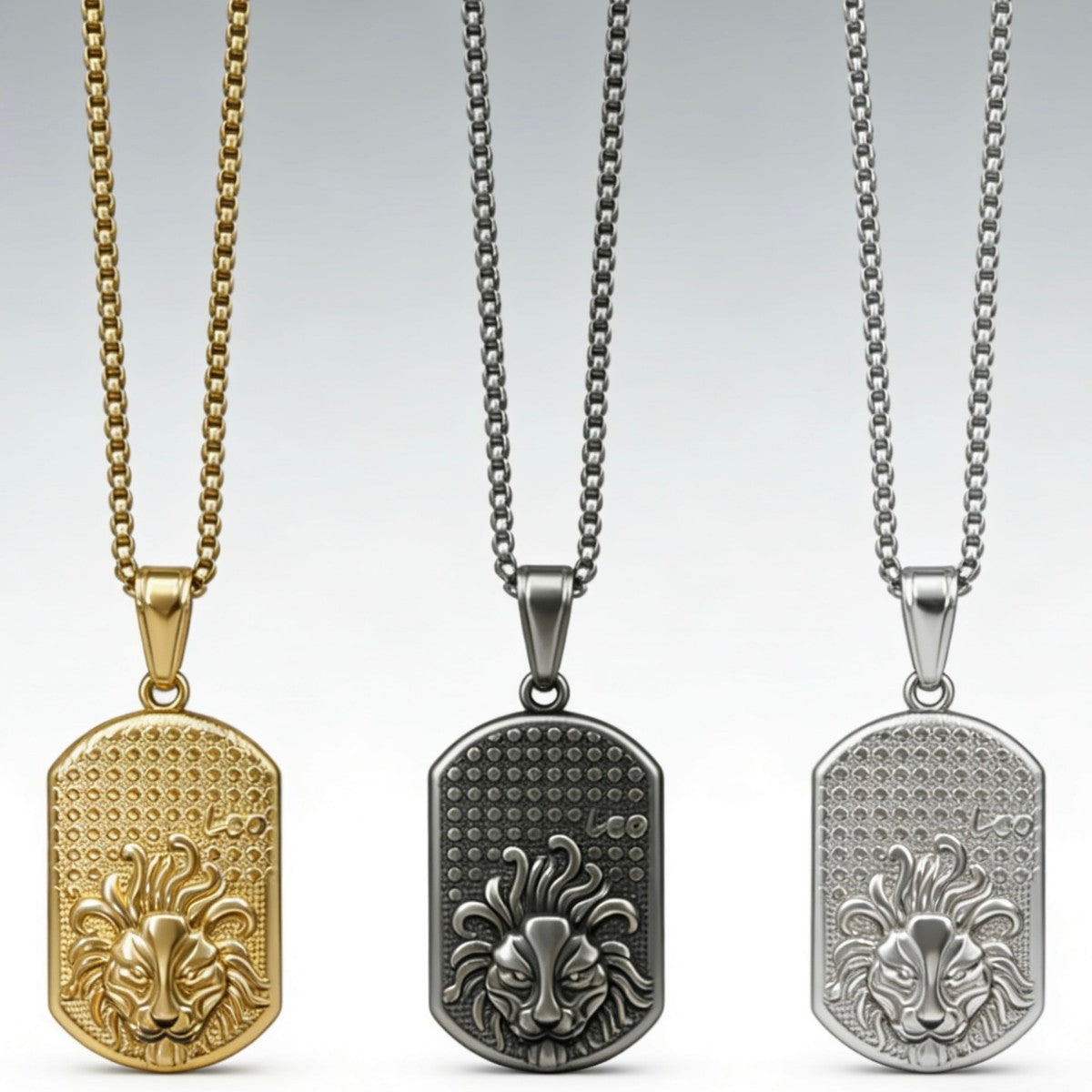 Men's Ethnic Style Quadrilateral Pendant Featuring PVD Coated Gold Plated Titanium Steel And Artificial Pearl Inlay