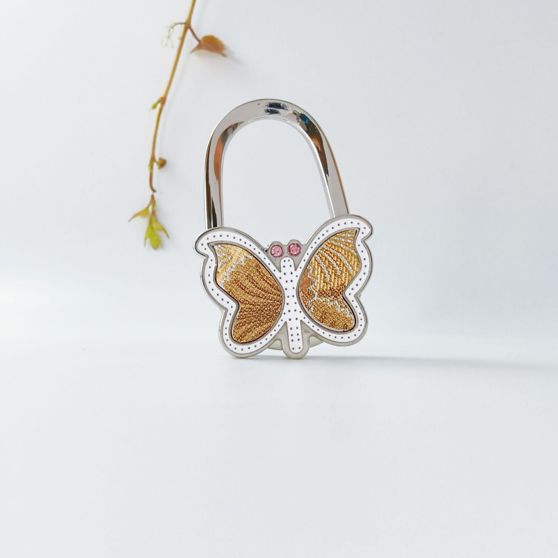 Polished Blue Butterfly Bag Pendant In Alloy, Featuring Commute Style For Christmas