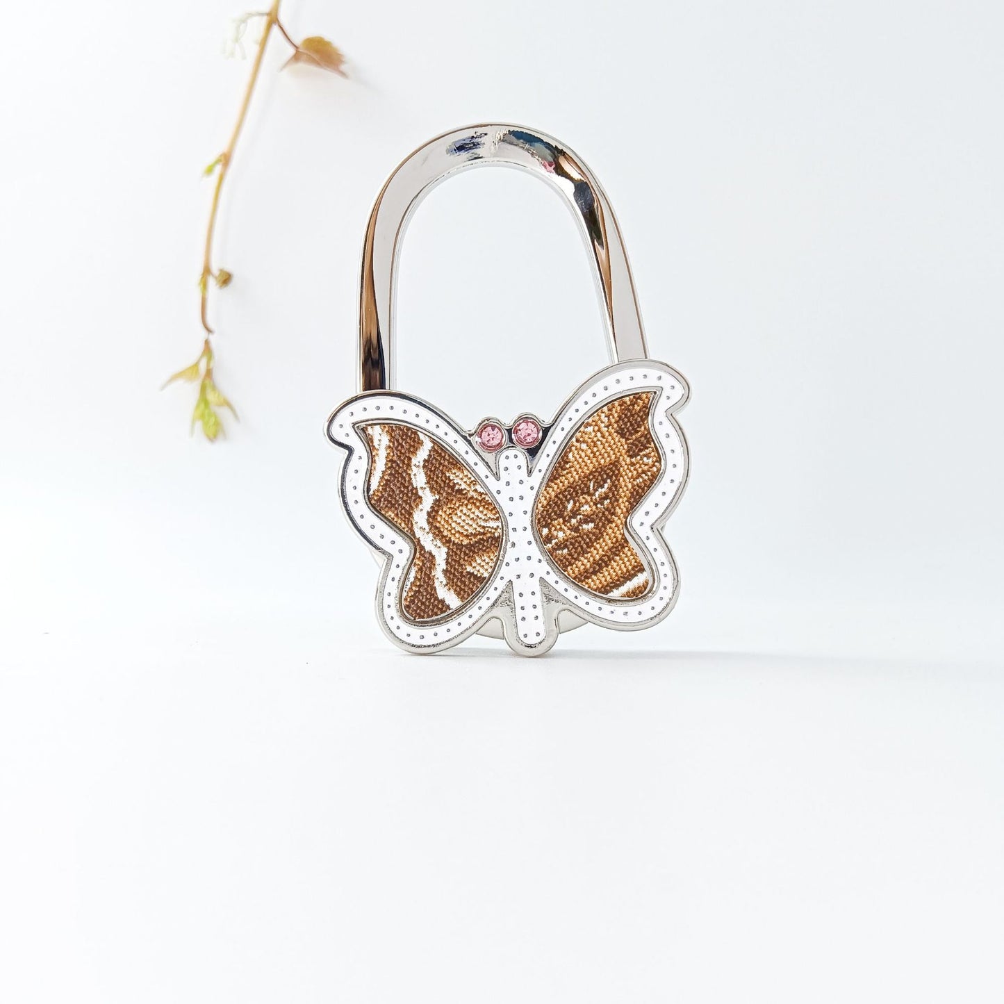 Polished Blue Butterfly Bag Pendant In Alloy, Featuring Commute Style For Christmas