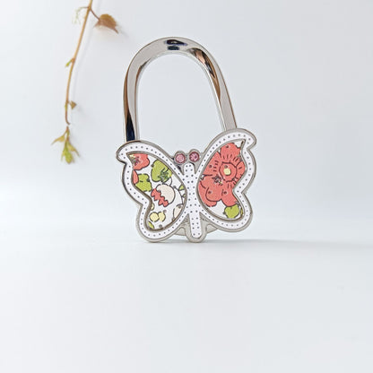 Polished Blue Butterfly Bag Pendant In Alloy, Featuring Commute Style For Christmas