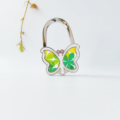 Polished Blue Butterfly Bag Pendant In Alloy, Featuring Commute Style For Christmas