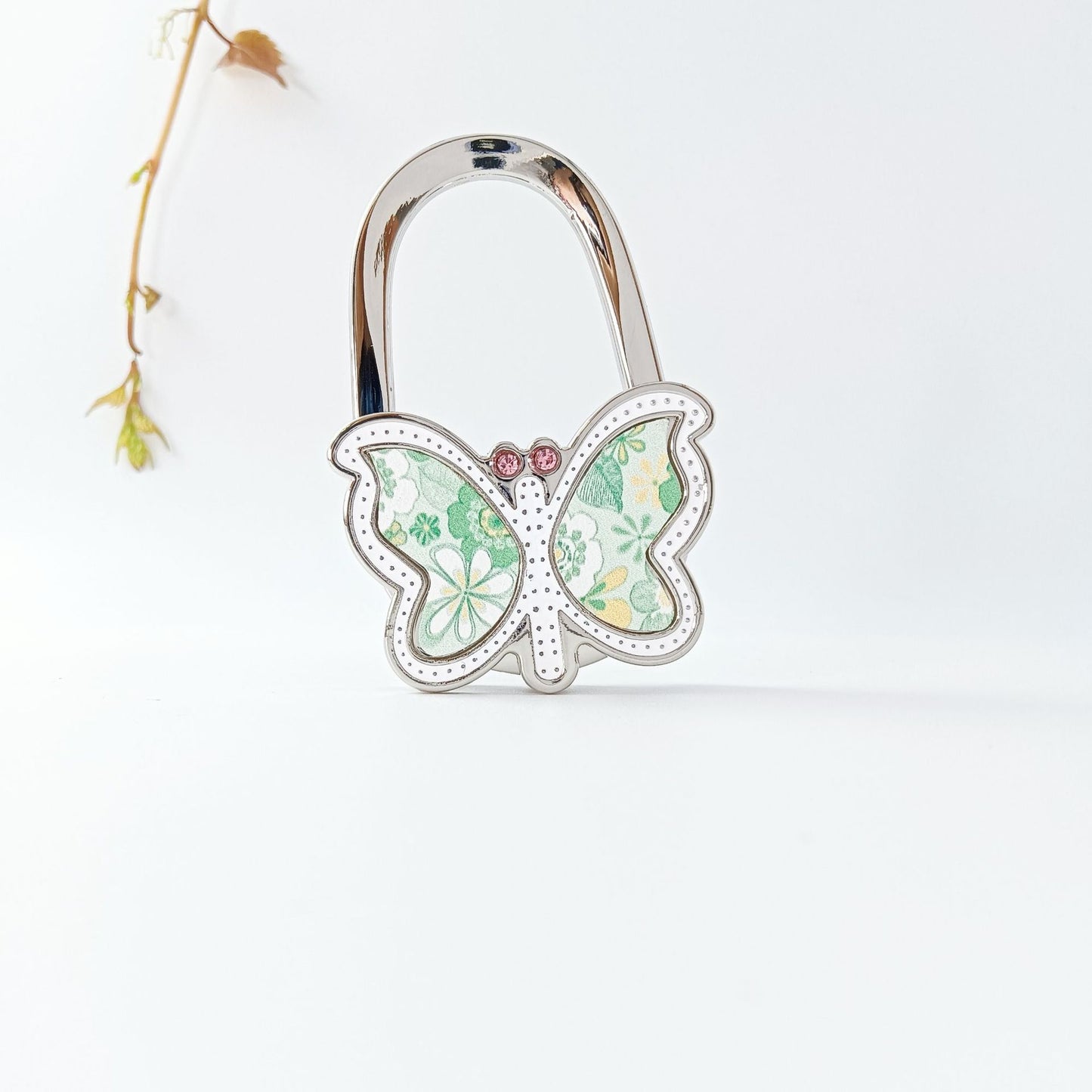 Polished Blue Butterfly Bag Pendant In Alloy, Featuring Commute Style For Christmas