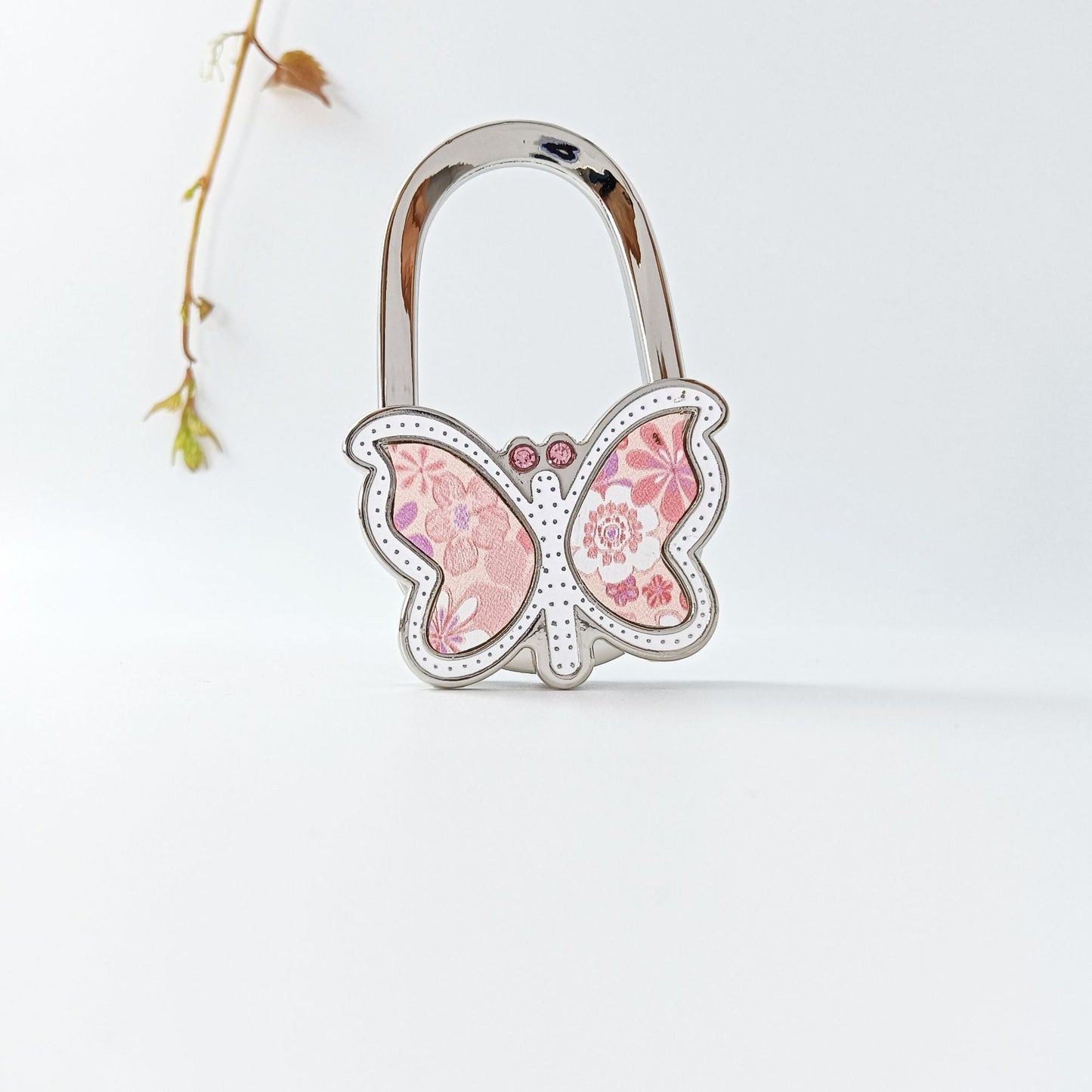Polished Blue Butterfly Bag Pendant In Alloy, Featuring Commute Style For Christmas