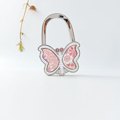 Polished Blue Butterfly Bag Pendant In Alloy, Featuring Commute Style For Christmas