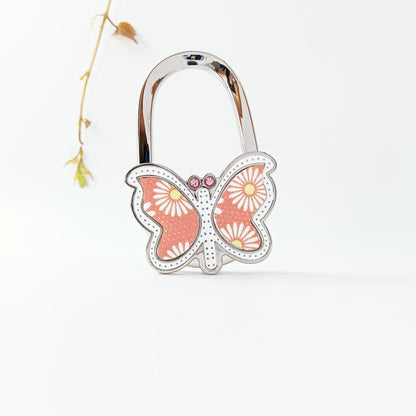 Polished Blue Butterfly Bag Pendant In Alloy, Featuring Commute Style For Christmas