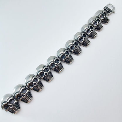 Unisex Hip-Hop Lines Bracelet Featuring Titanium Steel Chain And Stainless Steel In Steel Color