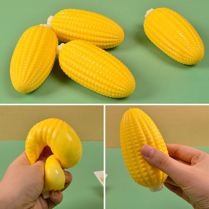 Novelty Corn Squishy Toy Made Of Soft TPR Material, Fun Prank Toy For Stress Relief And Sensory Play