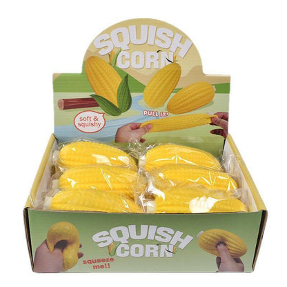 Novelty Corn Squishy Toy Made Of Soft TPR Material, Fun Prank Toy For Stress Relief And Sensory Play