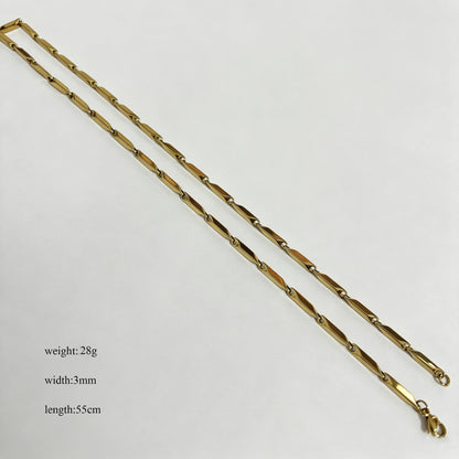 Handmade Men's Stainless Steel Bracelets In 18K Real Gold Plated With Electroplated Finish Featuring Handmade Chain