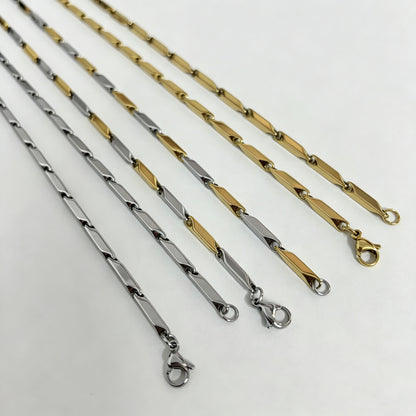 Handmade Men's Stainless Steel Bracelets In 18K Real Gold Plated With Electroplated Finish Featuring Handmade Chain