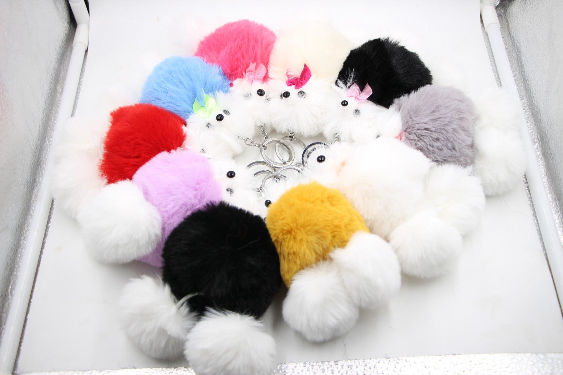 Plush Dog Bag Charm Key Chain, Perfect Christmas Gift Accessory