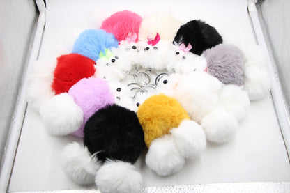 Plush Dog Bag Charm Key Chain, Perfect Christmas Gift Accessory