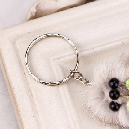 Multicolor Fox Plush Bag Charm Key Chain Accessory For Bags