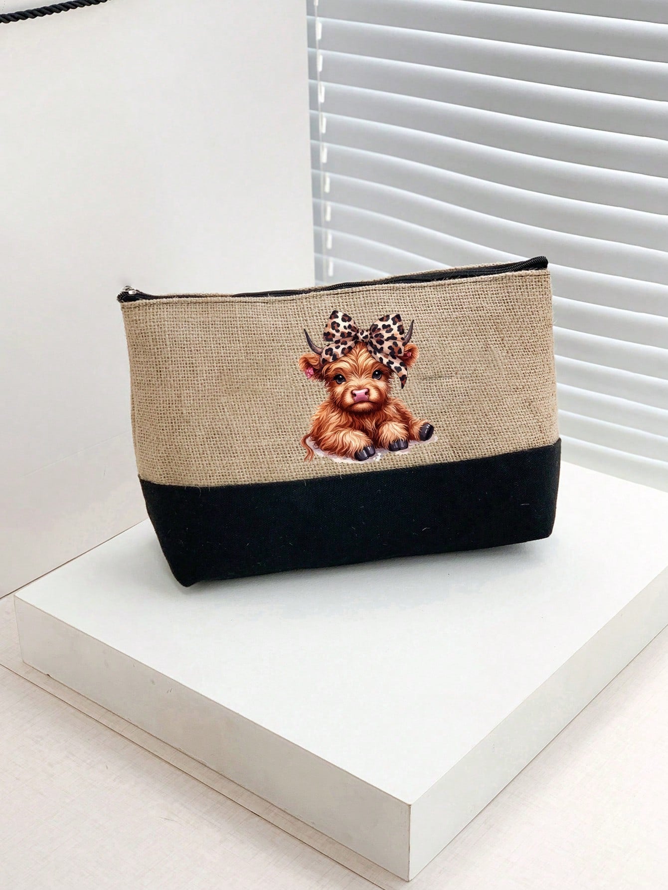 Unisex Polyester Shoulder Bag With Double Handle Featuring Printing, Portable Design For All Seasons