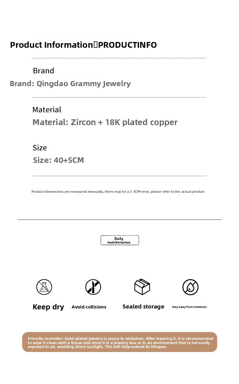 Vintage Style Geometric Necklace For Women With Natural Pink Artificial Crystal And Rhinestones On Micro Super Whisper Thin Chain