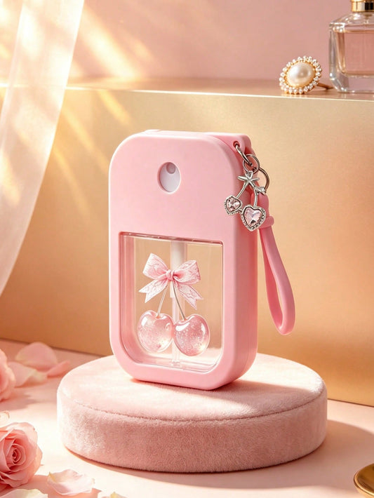 Cherry Sweet Style Plastic Travel Bottle For Bag Accessories, Ideal For Organized Packing