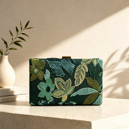 Women’s Square Sequins Clutch Bag With Top Handle, Polyester Evening Bag Featuring Shiny Sequins