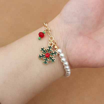 Unisex Elk Alloy Bracelet, Perfect For Christmas Festival Accessories