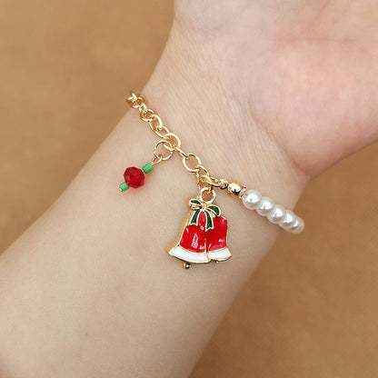 Unisex Elk Alloy Bracelet, Perfect For Christmas Festival Accessories