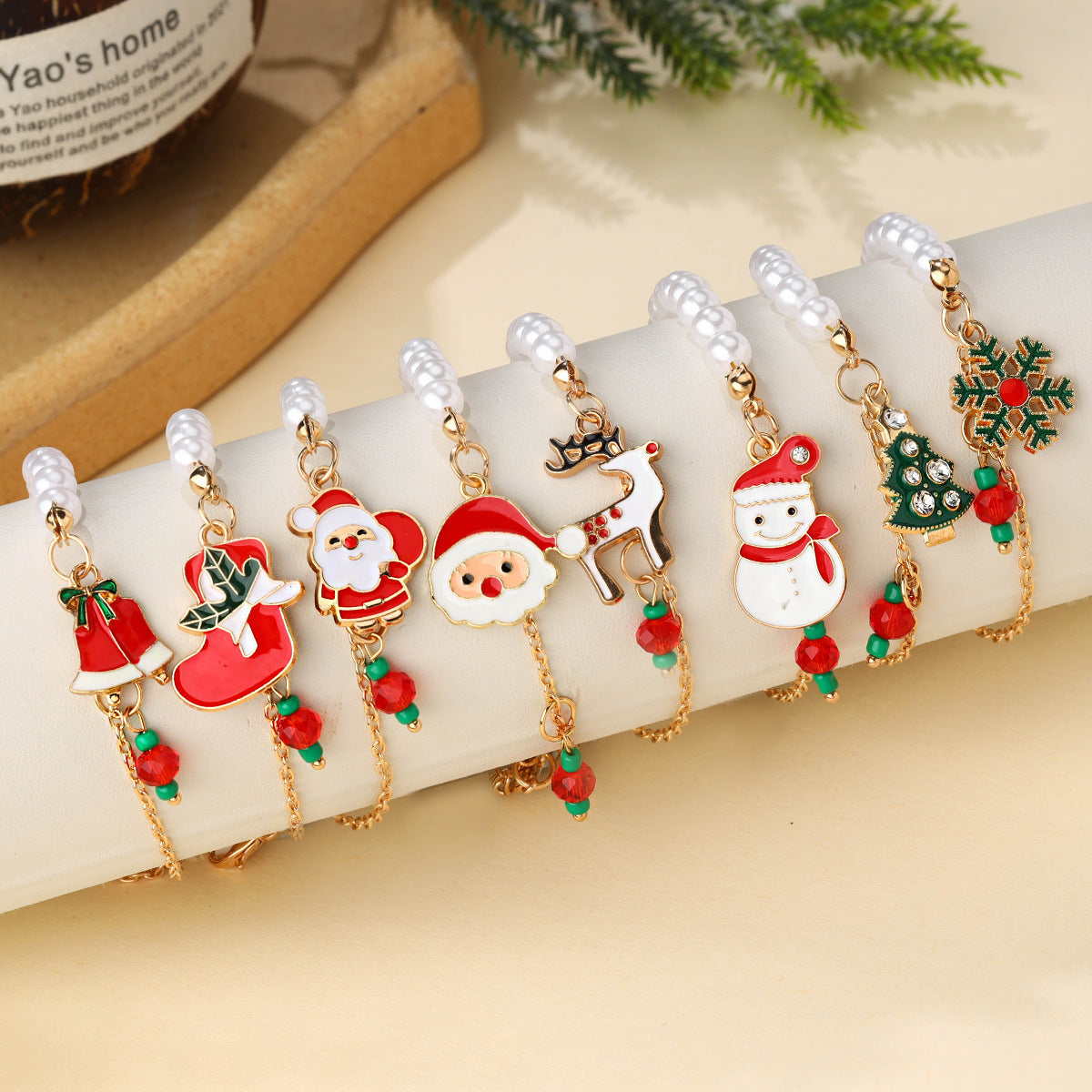 Unisex Elk Alloy Bracelet, Perfect For Christmas Festival Accessories
