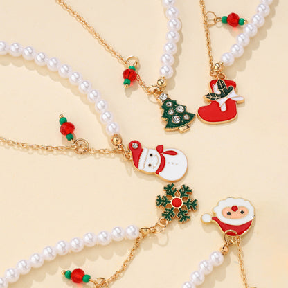 Unisex Elk Alloy Bracelet, Perfect For Christmas Festival Accessories