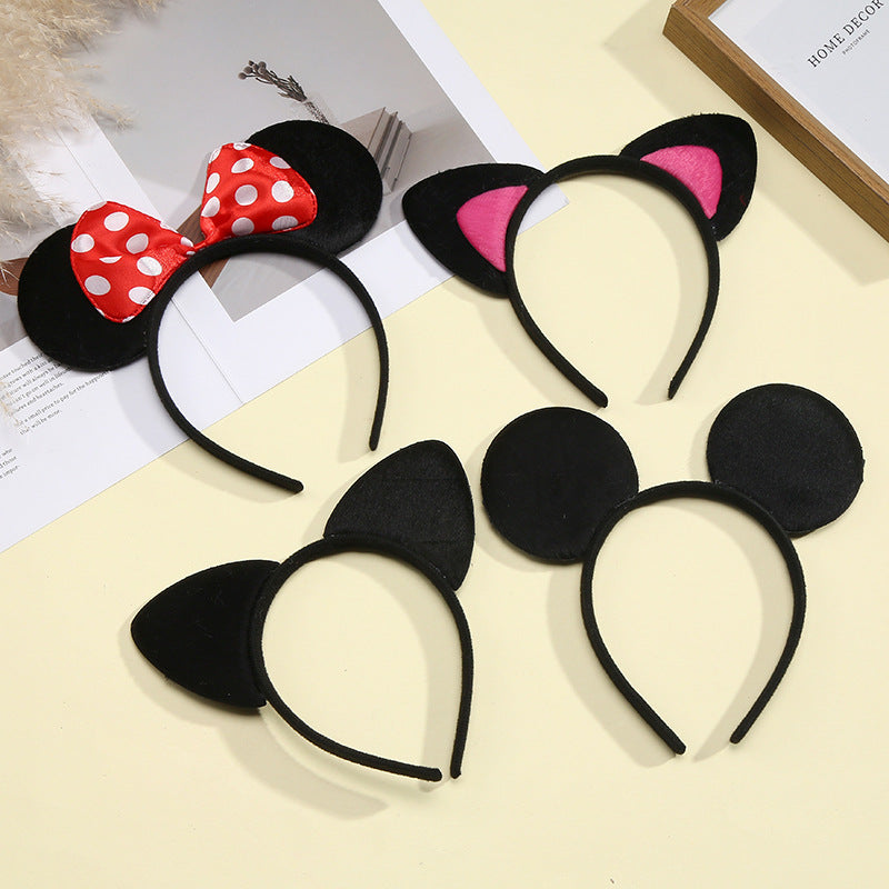 Novelty Solid Color Hair Band For Kids Made With Mixed Materials