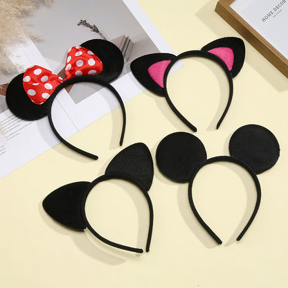 Novelty Solid Color Hair Band For Kids Made With Mixed Materials