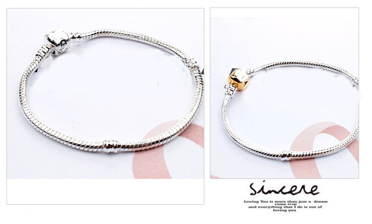 Original Design Crown Alloy Chain Featuring Electroplated Craftsmanship With Silver Beaded Chain Jewelry Accessories