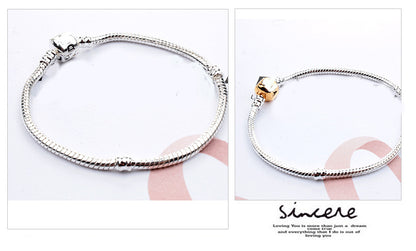 Original Design Crown Alloy Chain Featuring Electroplated Craftsmanship With Silver Beaded Chain Jewelry Accessories