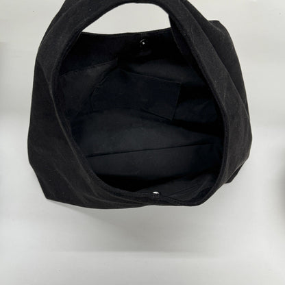 Solid Color PU Leather Bucket Underarm Bag For Women With Sewing Thread Detail, Perfect For Winter
