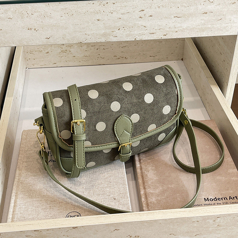 Women’s Square Crossbody Bag With Sewing Thread Detail, Single Shoulder Strap, Perfect For Autumn